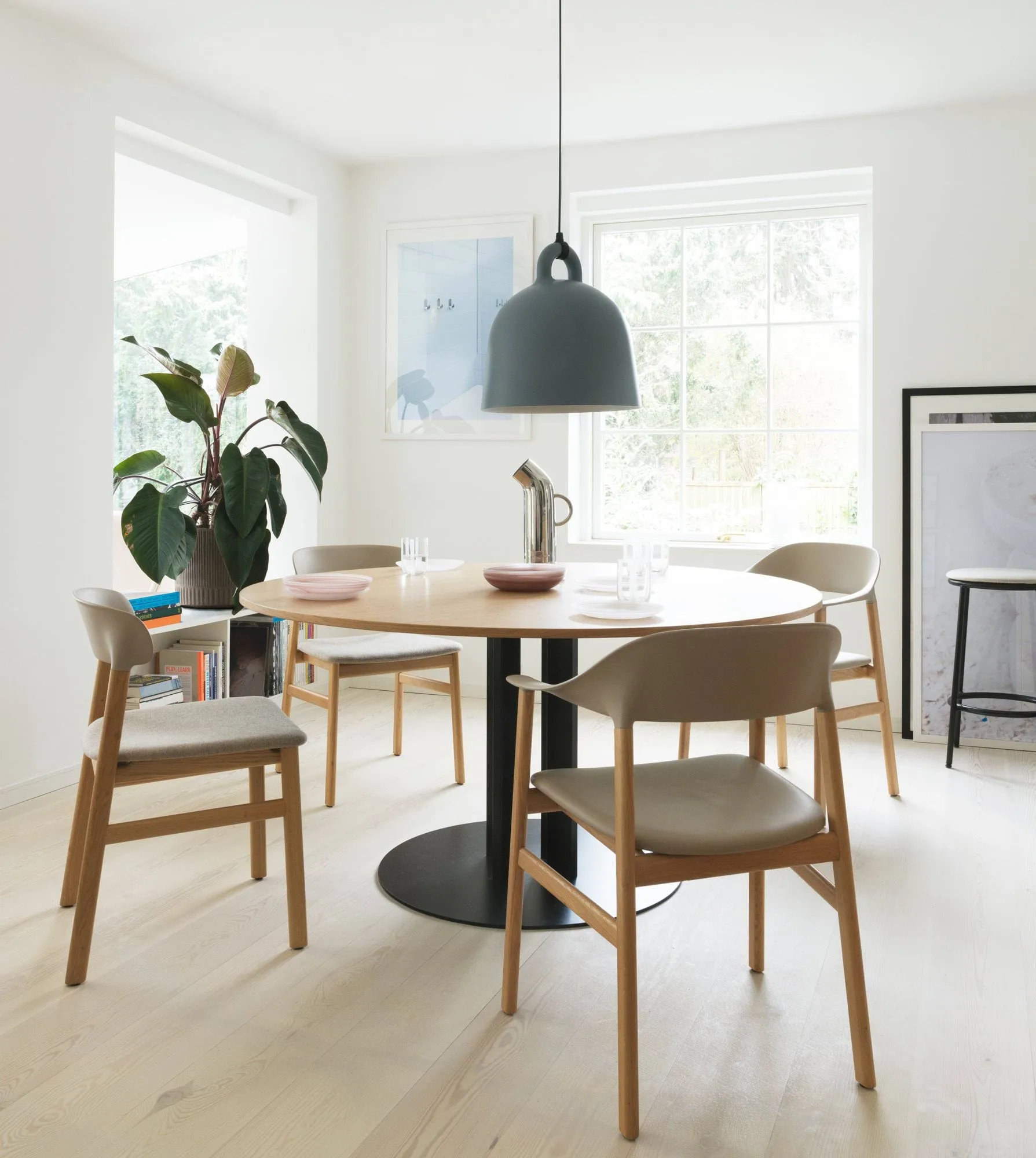 Bell lamp grey, medium Normann Copenhagen