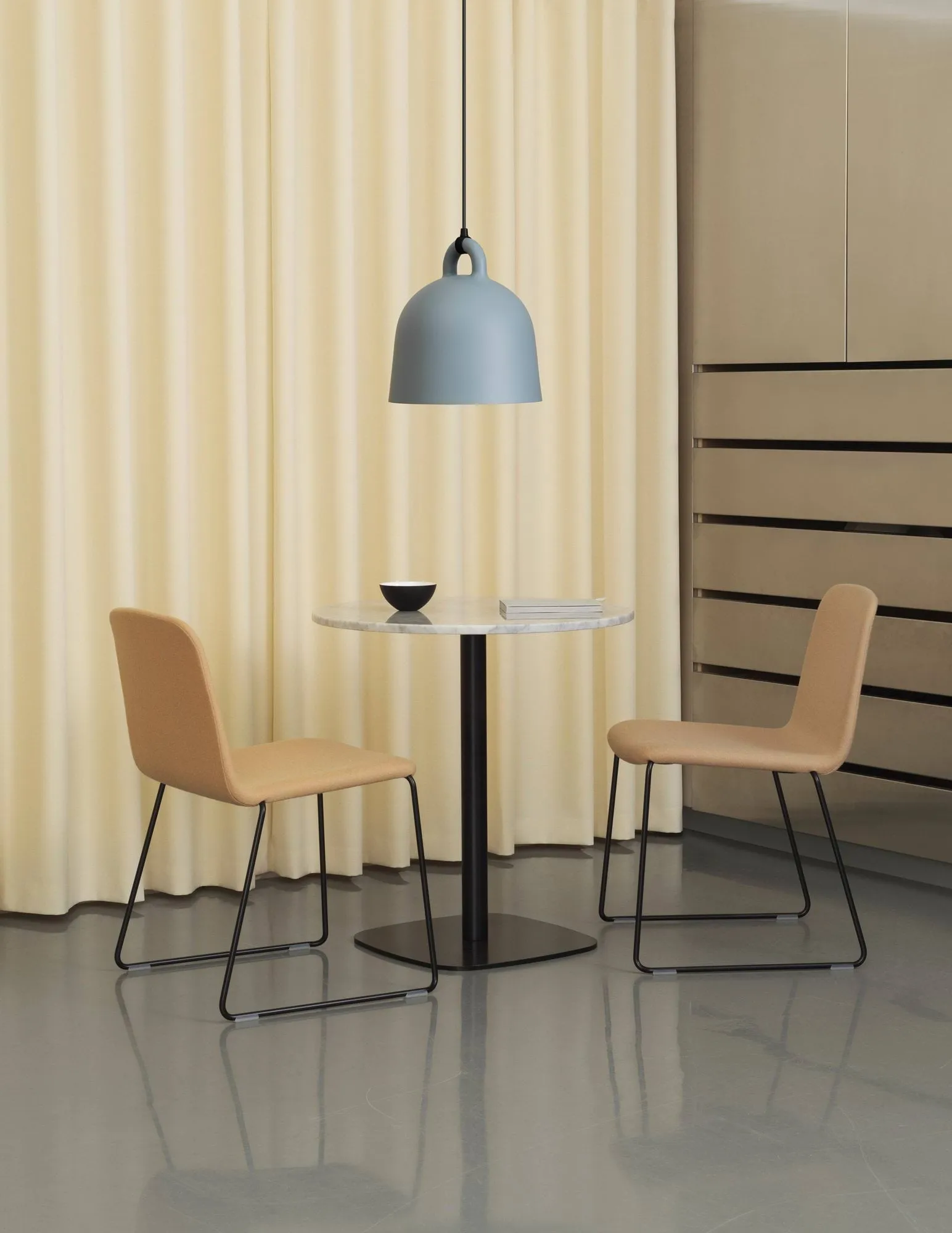 Bell lamp grey, medium Normann Copenhagen