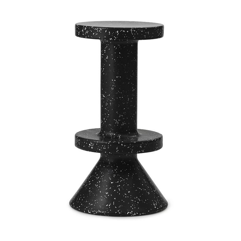 Normann Copenhagen Bit bar stool 75 cm Black | Scandinavian Design | Bar stools | Black