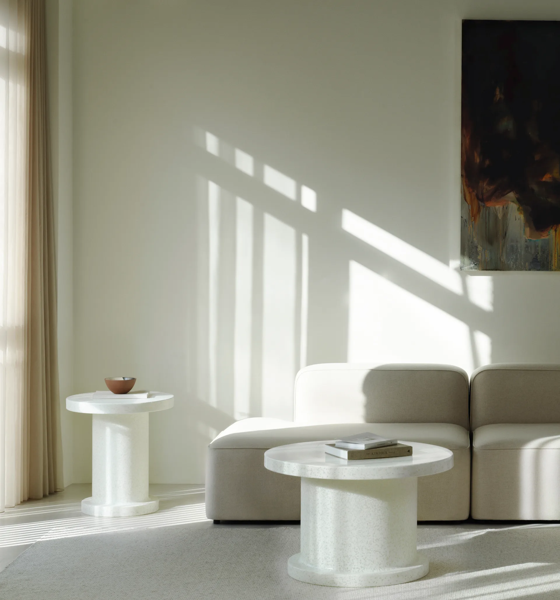 Bit coffee table, White Normann Copenhagen