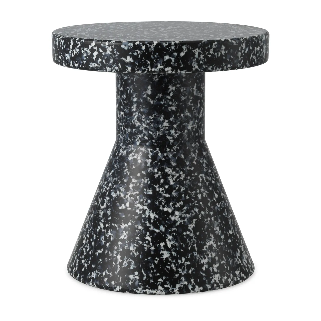 Normann Copenhagen Bit Cone stool Black-white | Scandinavian Design | Stools | Black