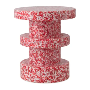 Bit Stack round stool - Red, Ø36x42 cm - Normann Copenhagen