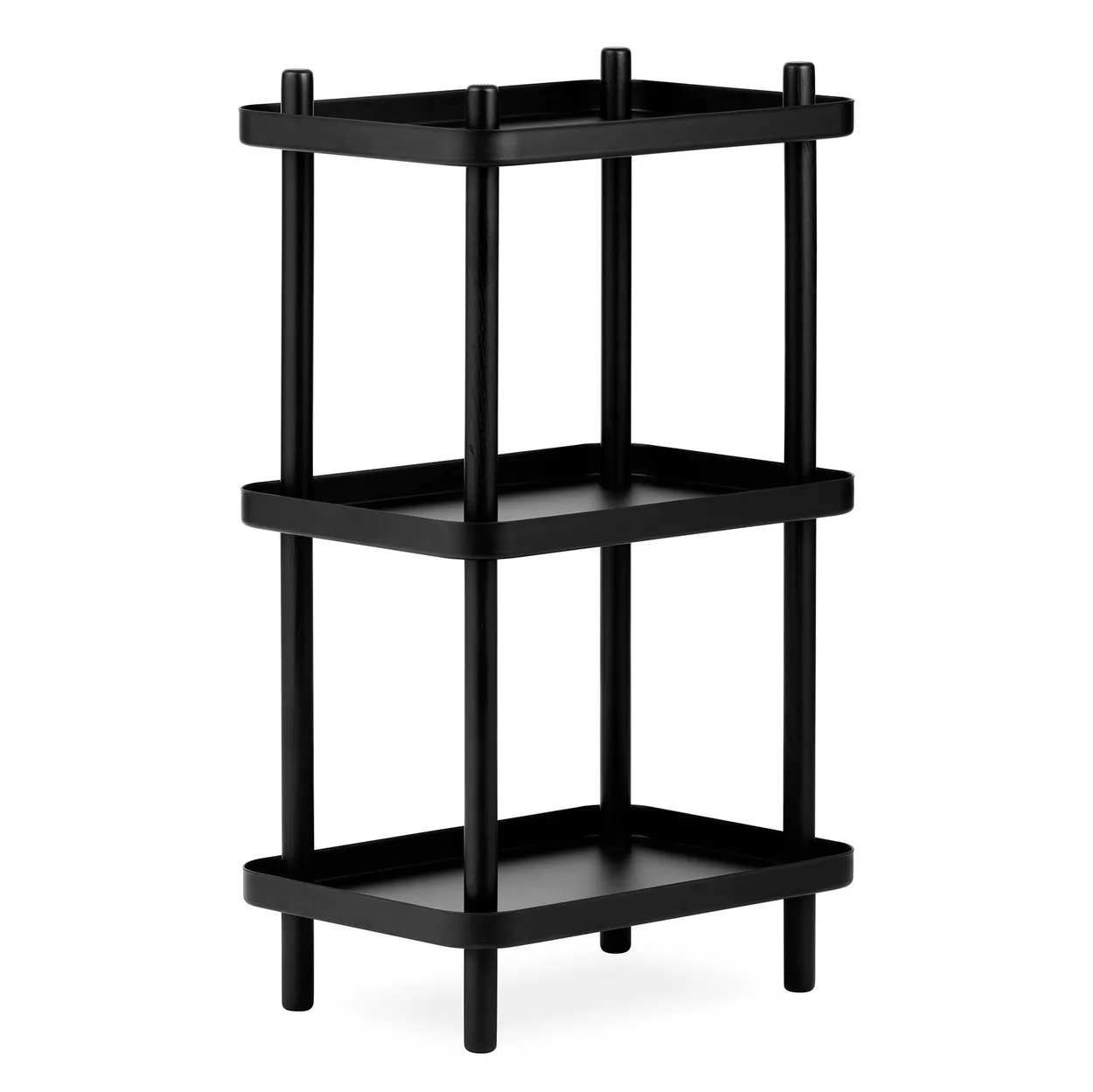 Normann Copenhagen Block shelf Black | Scandinavian Design | Shelves & shelving systems | Black