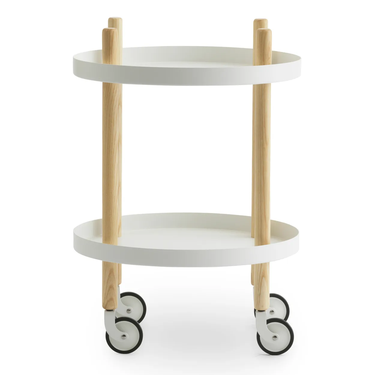 Normann Copenhagen Block table o45 cm white | Scandinavian Design | Side tables | White