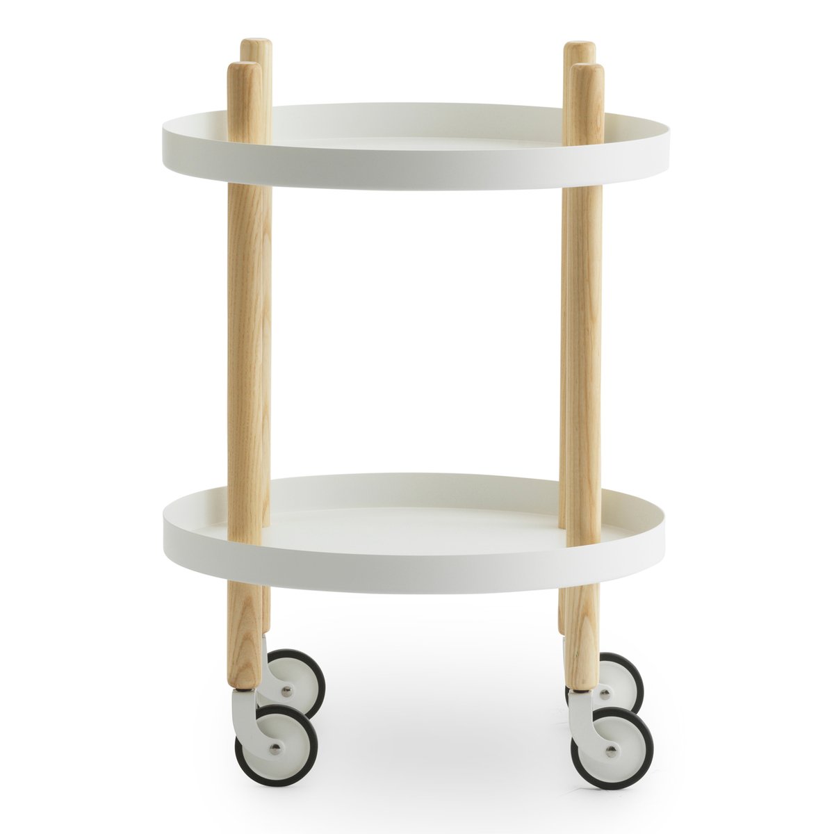 Normann Copenhagen Block table o45 cm white | Scandinavian Design | Side tables | White