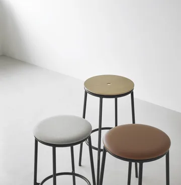 Circa barstool 65 cm - Black aluminium - Normann Copenhagen