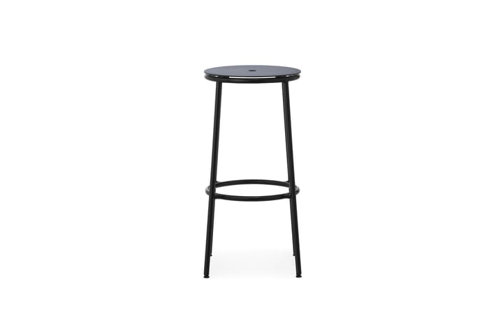 Circa barstool 75 cm - Black aluminum - Normann Copenhagen