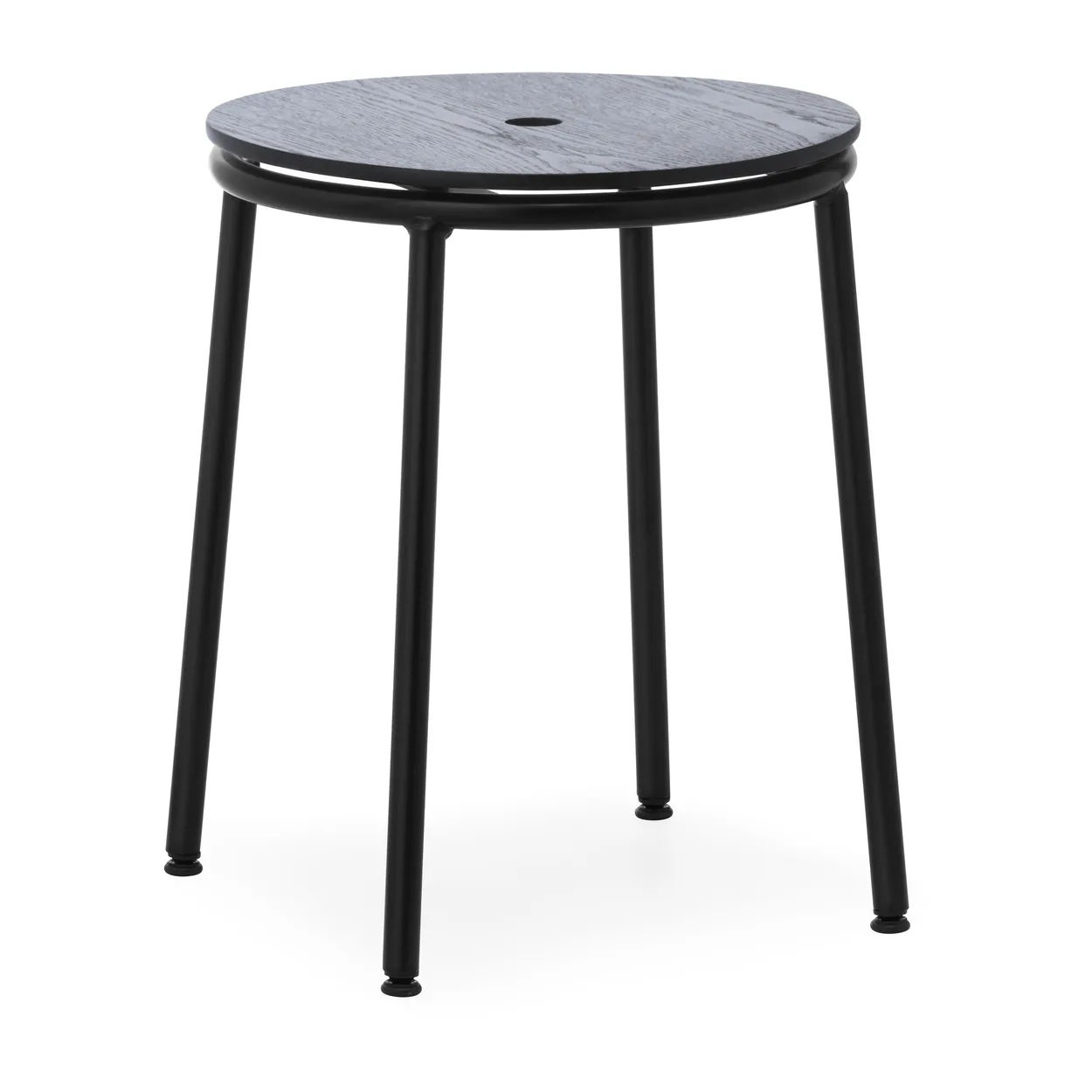 Normann Copenhagen Circa stool 45 cm Black oak | Scandinavian Design | Stools | Black