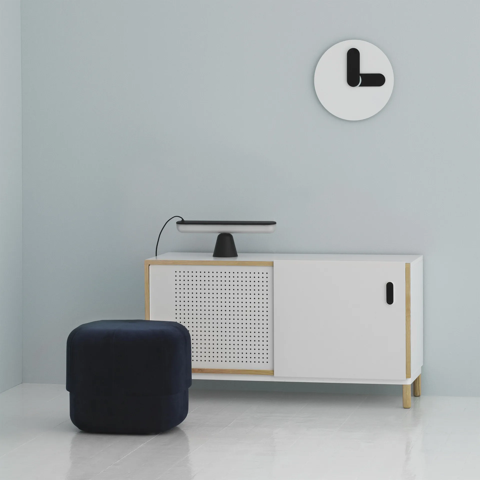 Circus pouf, dark blue Normann Copenhagen