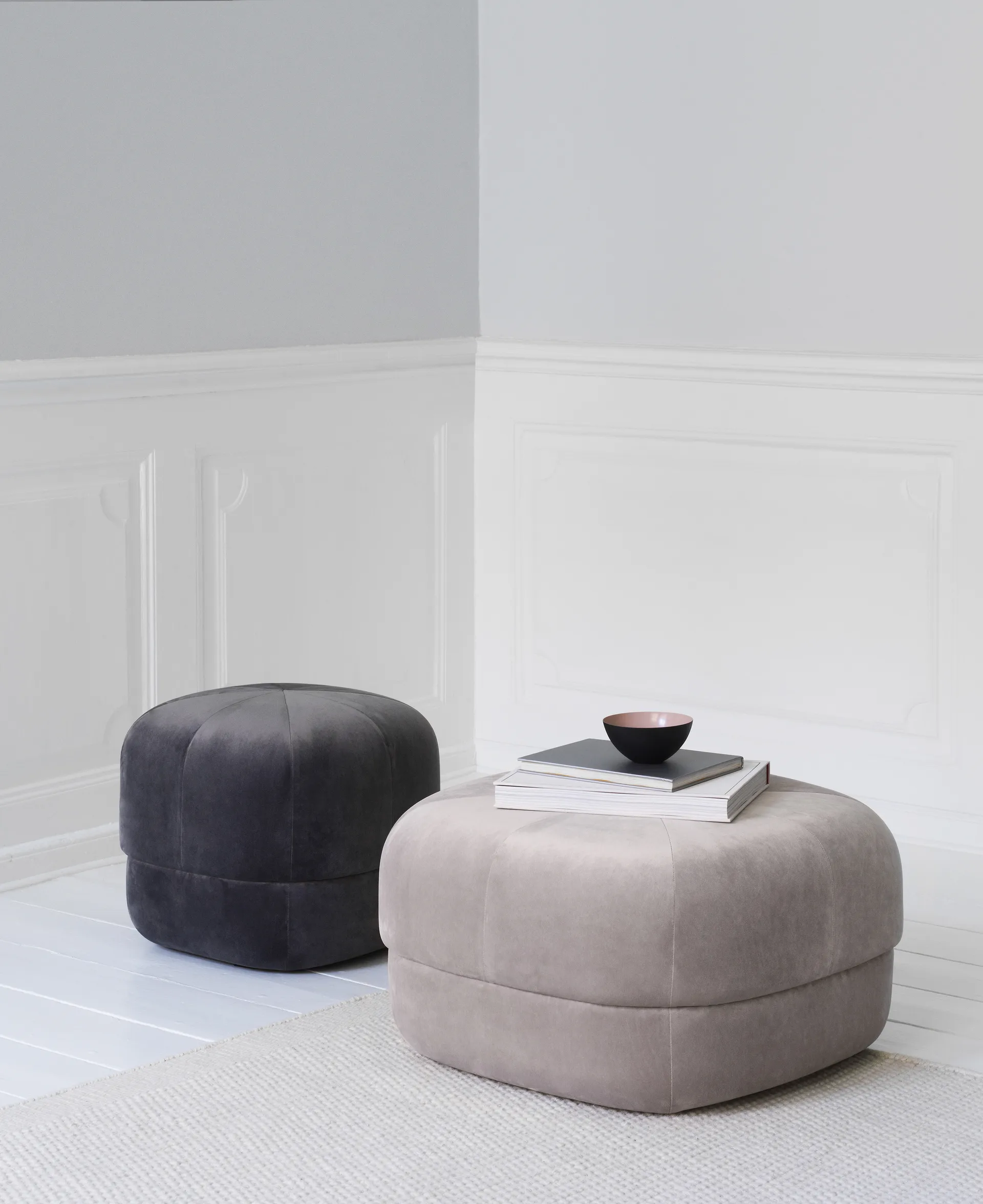 Circus pouf, grey Normann Copenhagen