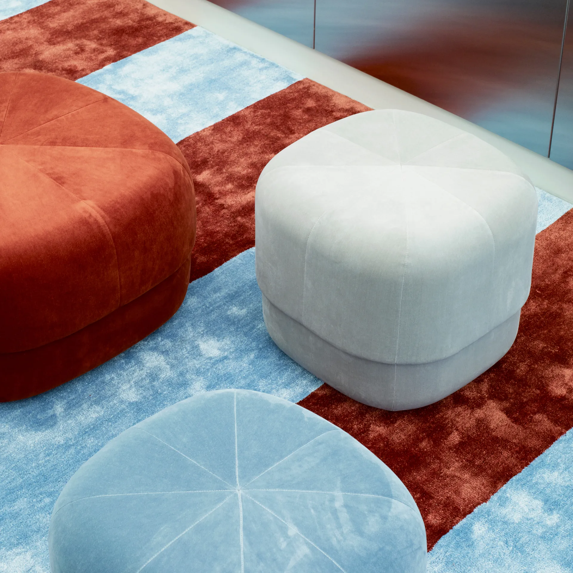 Circus pouf, light blue Normann Copenhagen