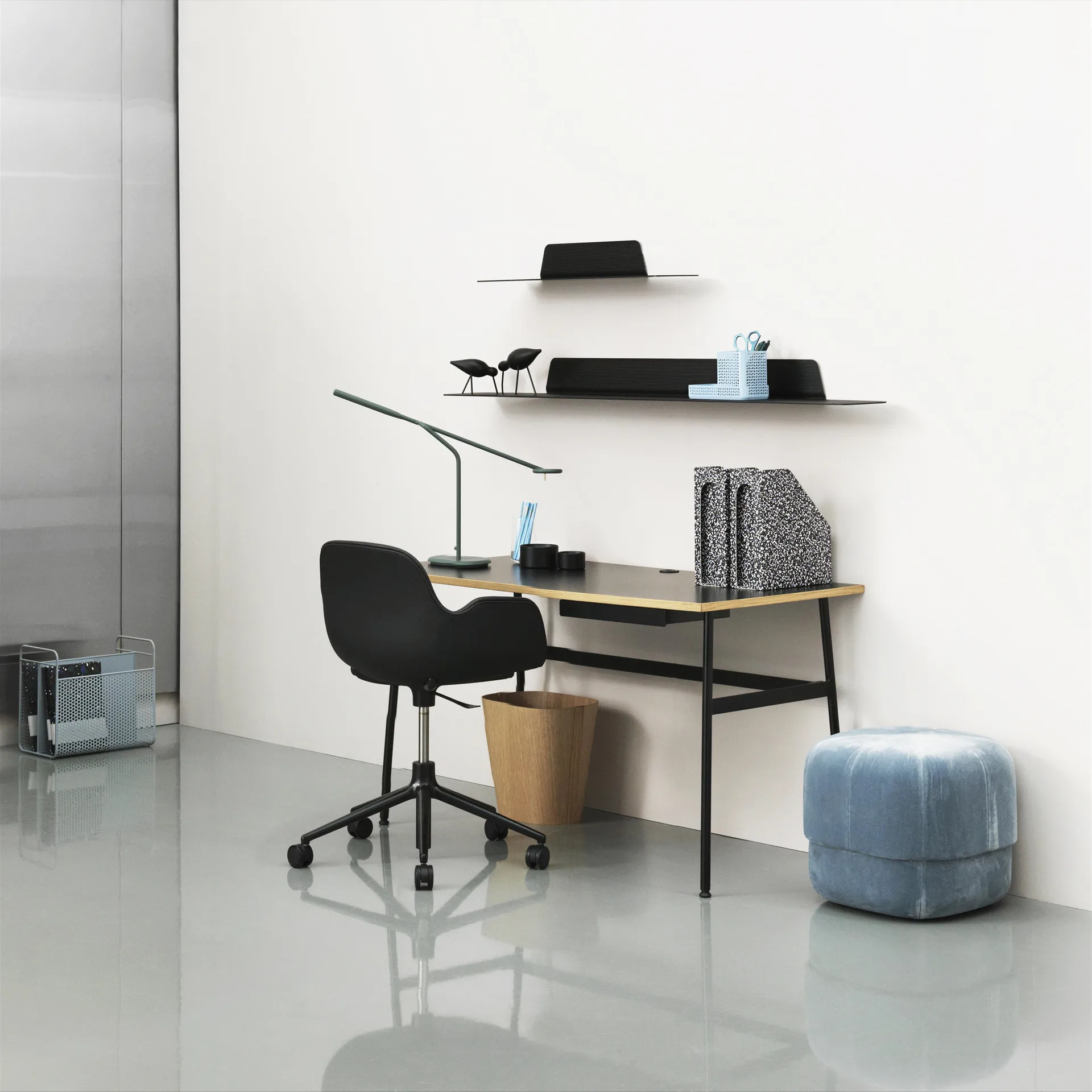 Circus pouf, light blue Normann Copenhagen