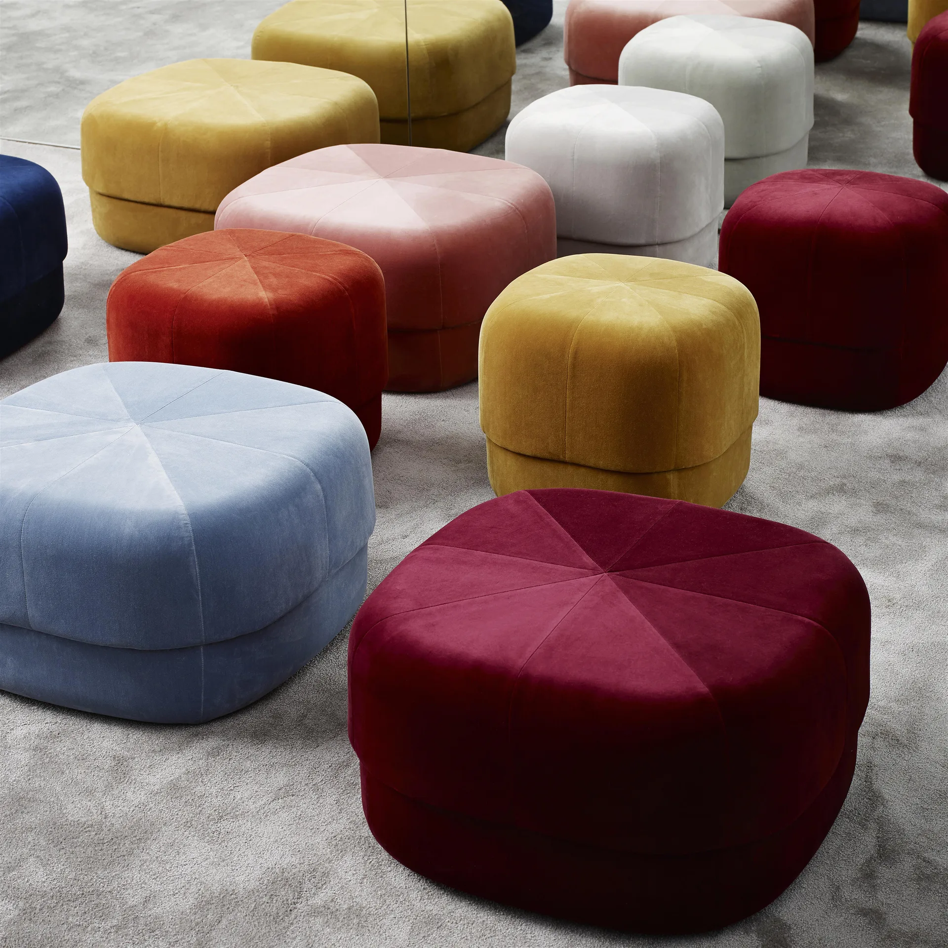 Circus pouf, rust red Normann Copenhagen