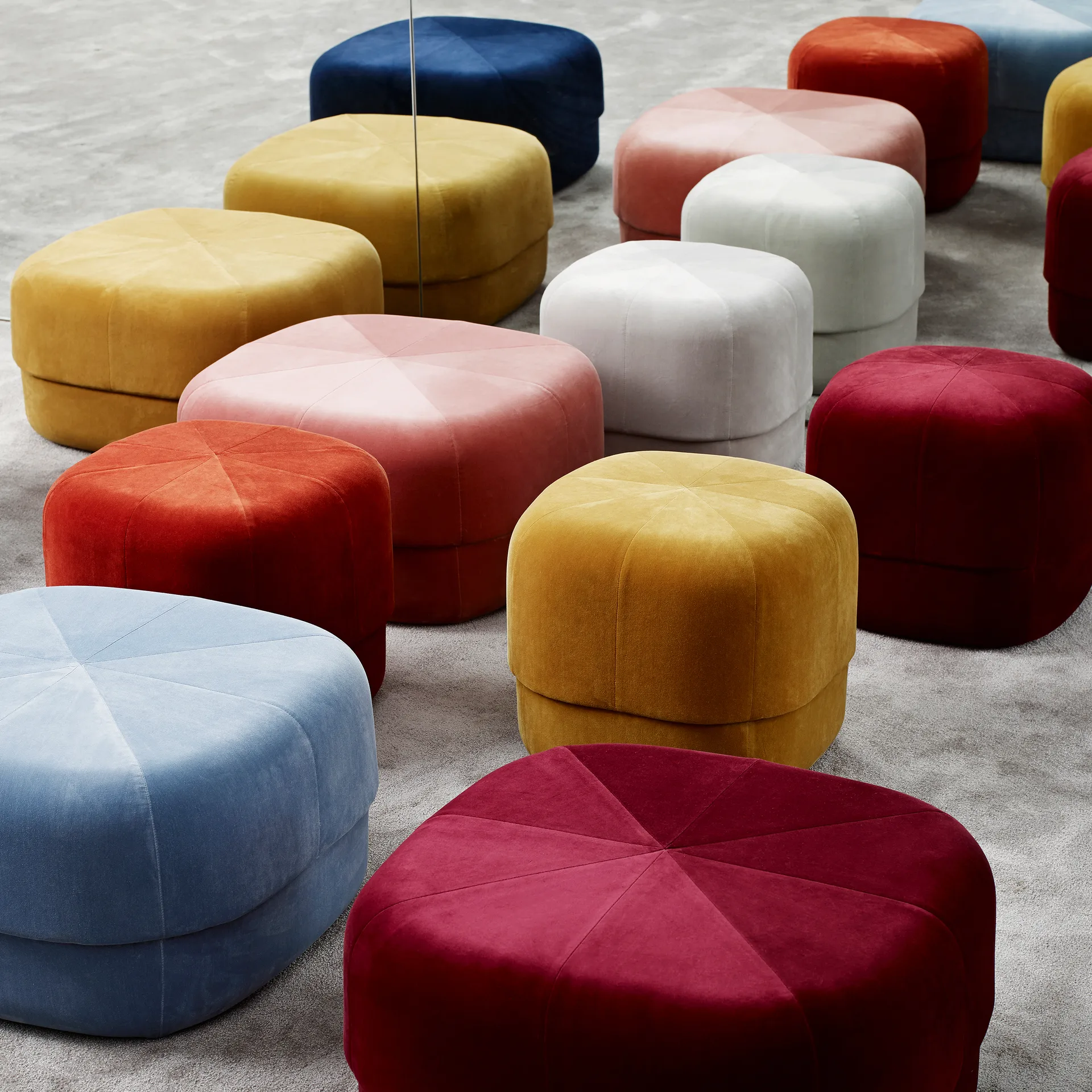 Circus pouf, yellow Normann Copenhagen