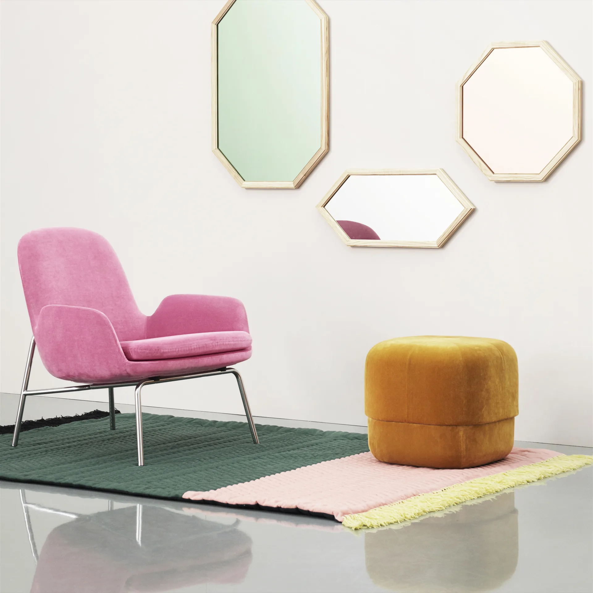 Circus pouf, yellow Normann Copenhagen