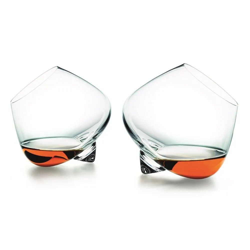 Normann Copenhagen Cognac glass 25 cl set of 2 | Scandinavian Design | Transparent