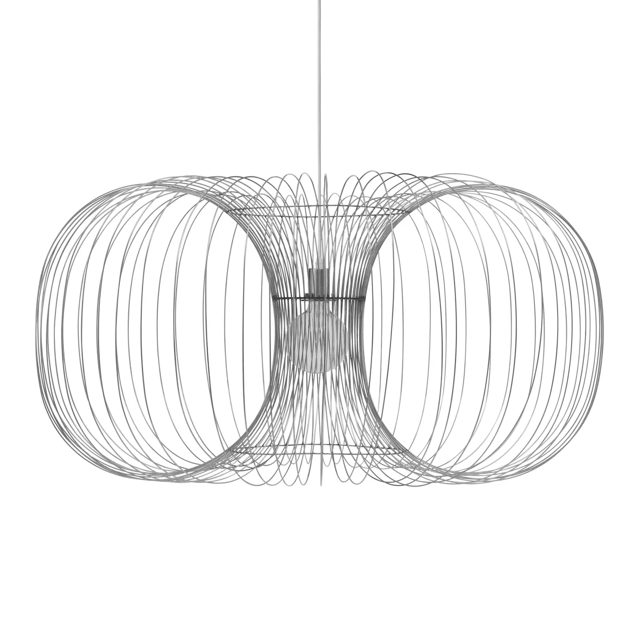 Normann Copenhagen Coil lamp EU o110 | Scandinavian Design | Pendant lamps | Silver-coloured
