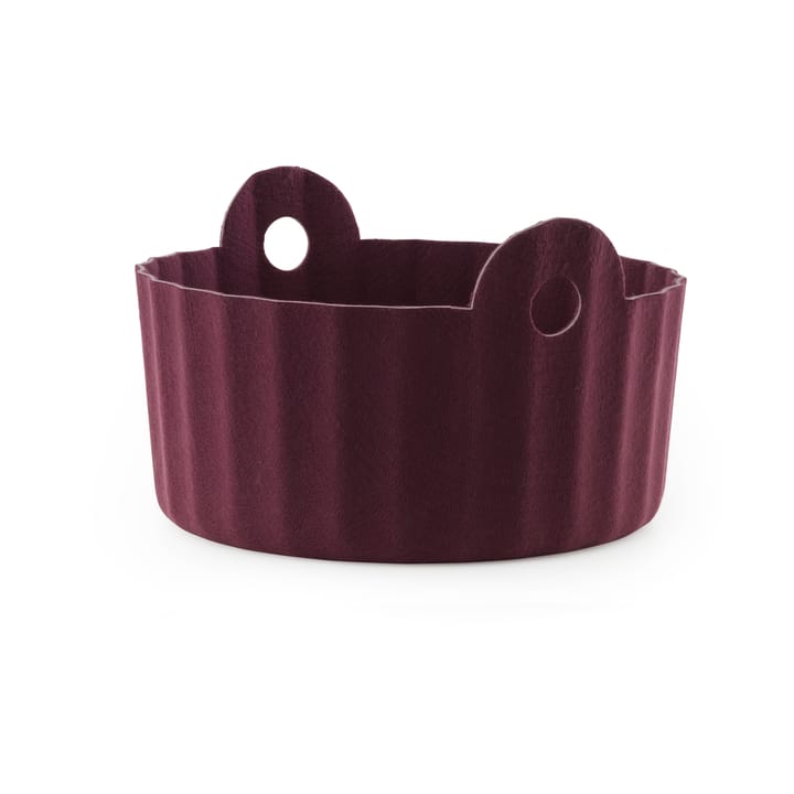 Colu Basket storage basket Ø44 cm - Burgundy - Normann Copenhagen