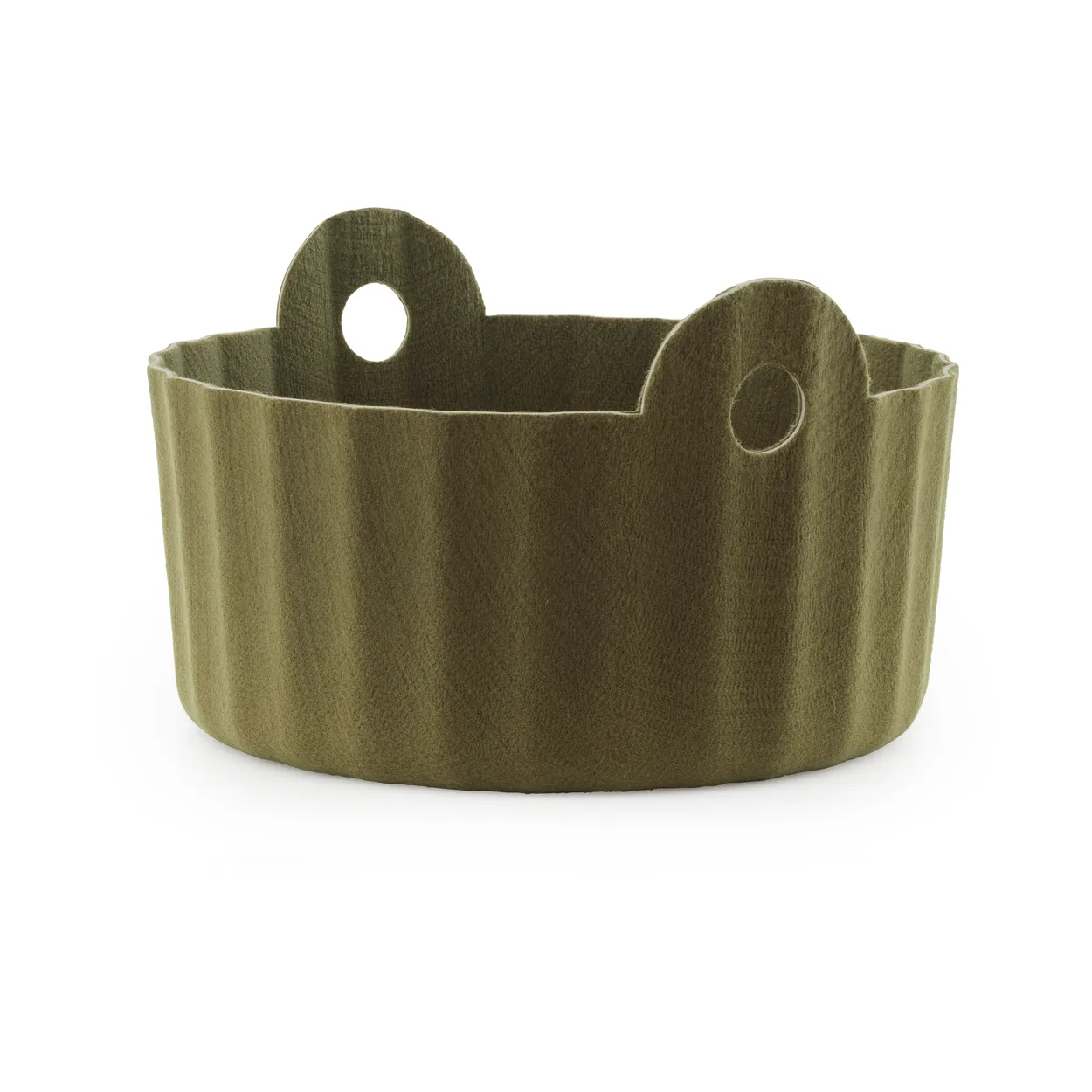 Normann Copenhagen Colu Basket storage basket o44 cm Olive