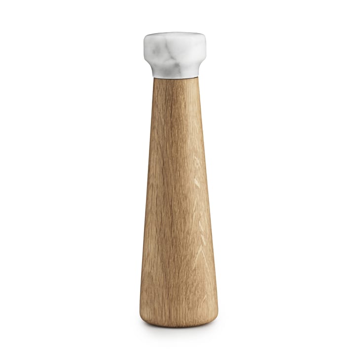 Craft salt mill oak-white marble - large - Normann Copenhagen