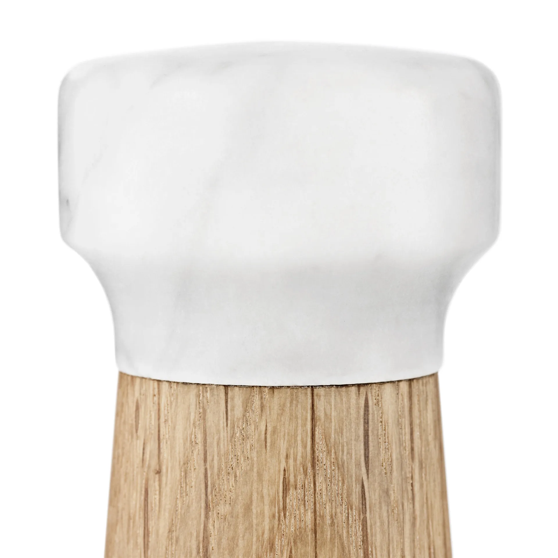 Craft salt mill oak-white marble, large Normann Copenhagen
