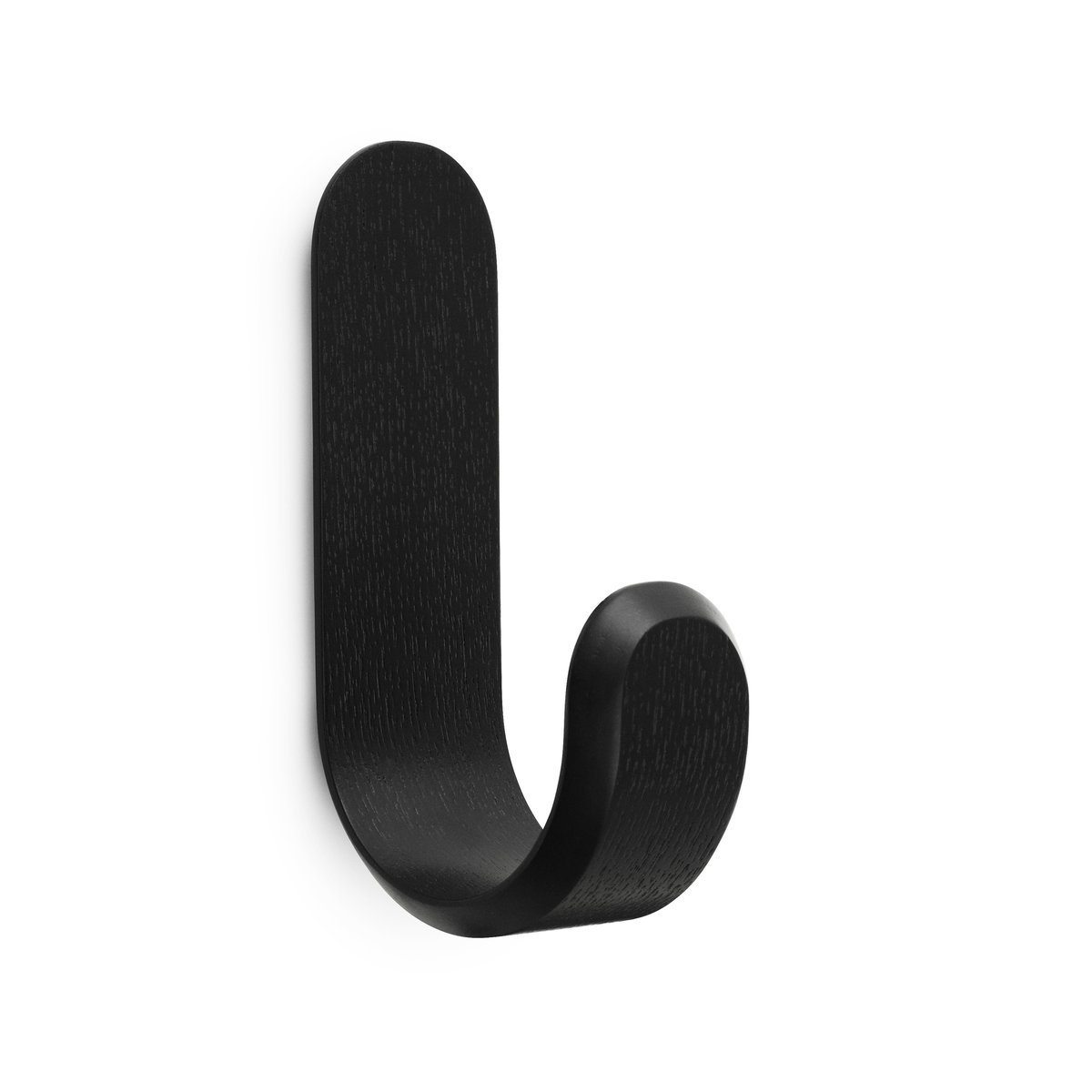 Normann Copenhagen Curve hook black | Scandinavian Design | Clothes hooks & hangers | Black