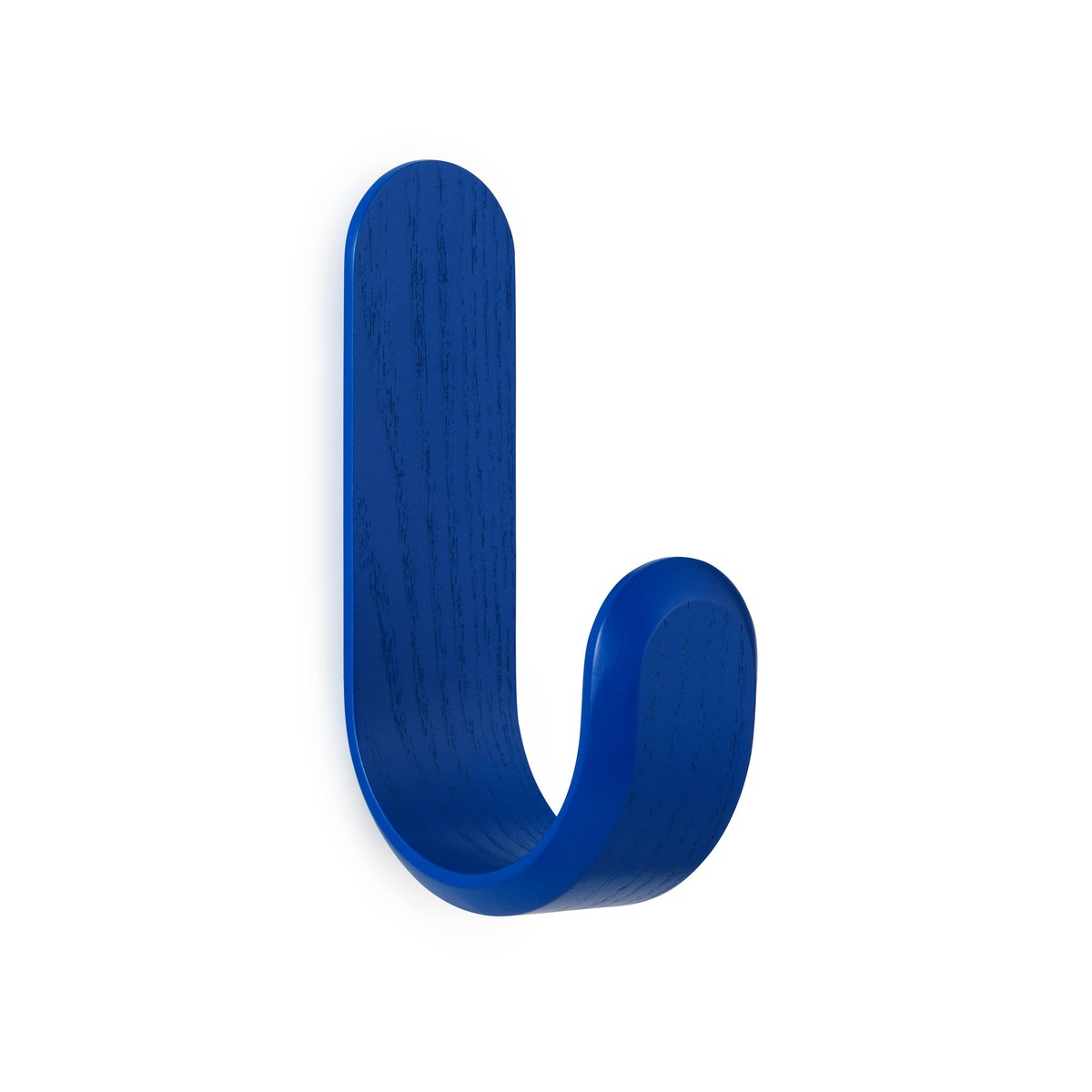 Normann Copenhagen Curve hook blue | Scandinavian Design | Clothes hooks & hangers | Blue