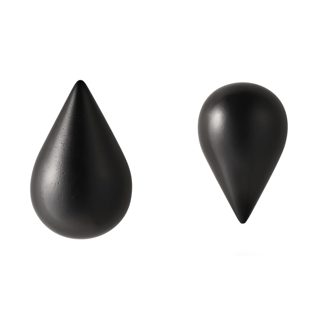 Normann Copenhagen Dropit Hangers black large | Scandinavian Design | Clothes hooks & hangers | Black