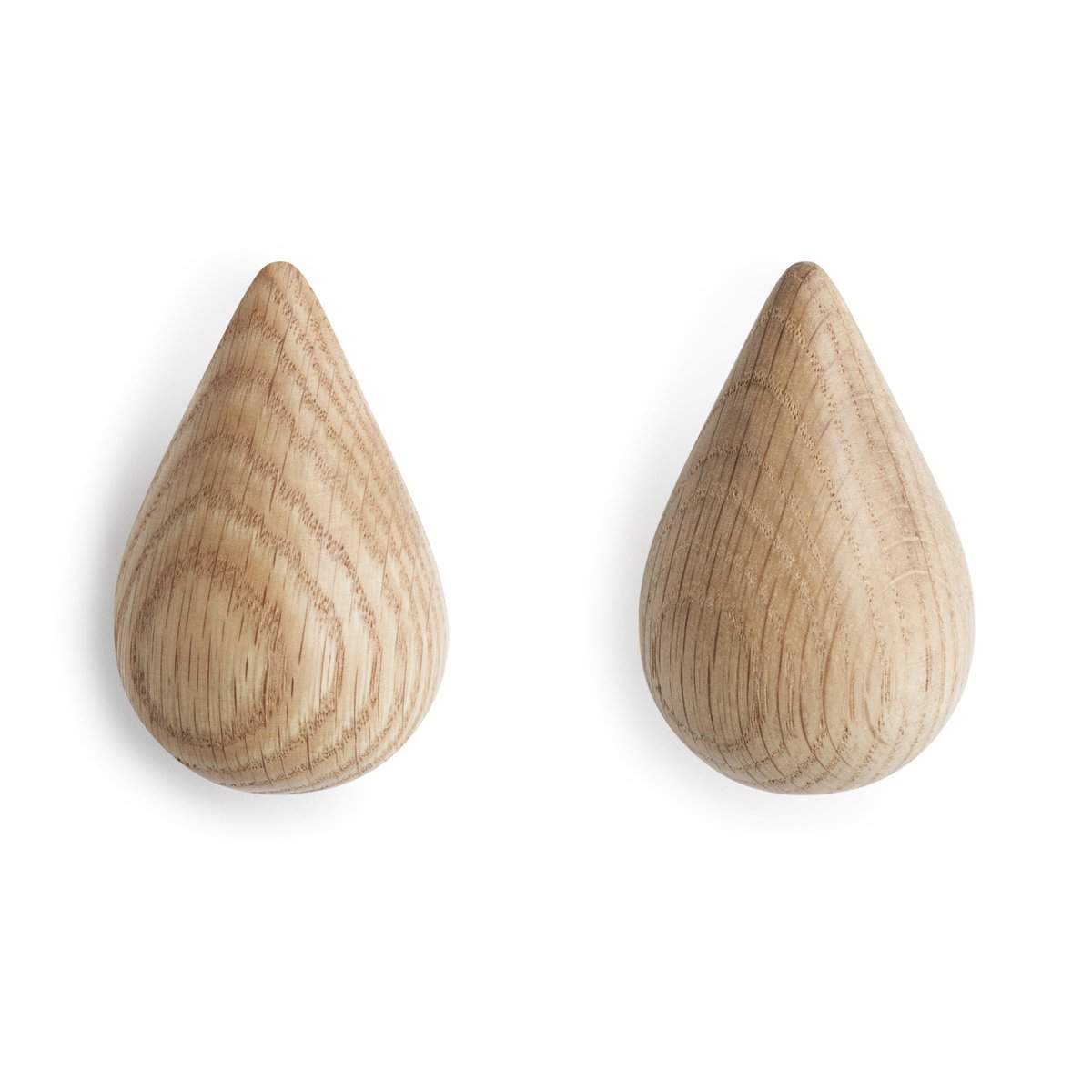 Normann Copenhagen Dropit Hangers wood large | Scandinavian Design | Clothes hooks & hangers | Beige