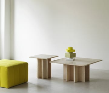 Edge large coffee table - Travertine - Normann Copenhagen