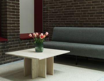 Edge large coffee table - Travertine - Normann Copenhagen