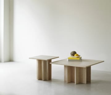 Edge small coffee table - Travertine - Normann Copenhagen