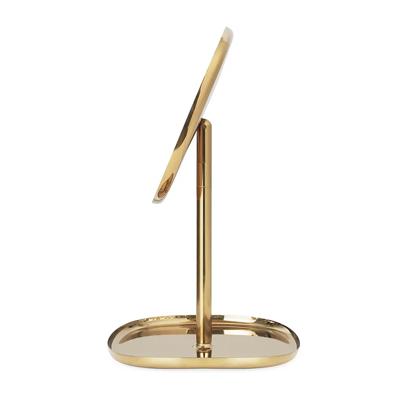 Flip mirror, Brass Normann Copenhagen