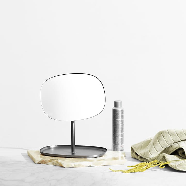 Flip mirror, Matte steel Normann Copenhagen