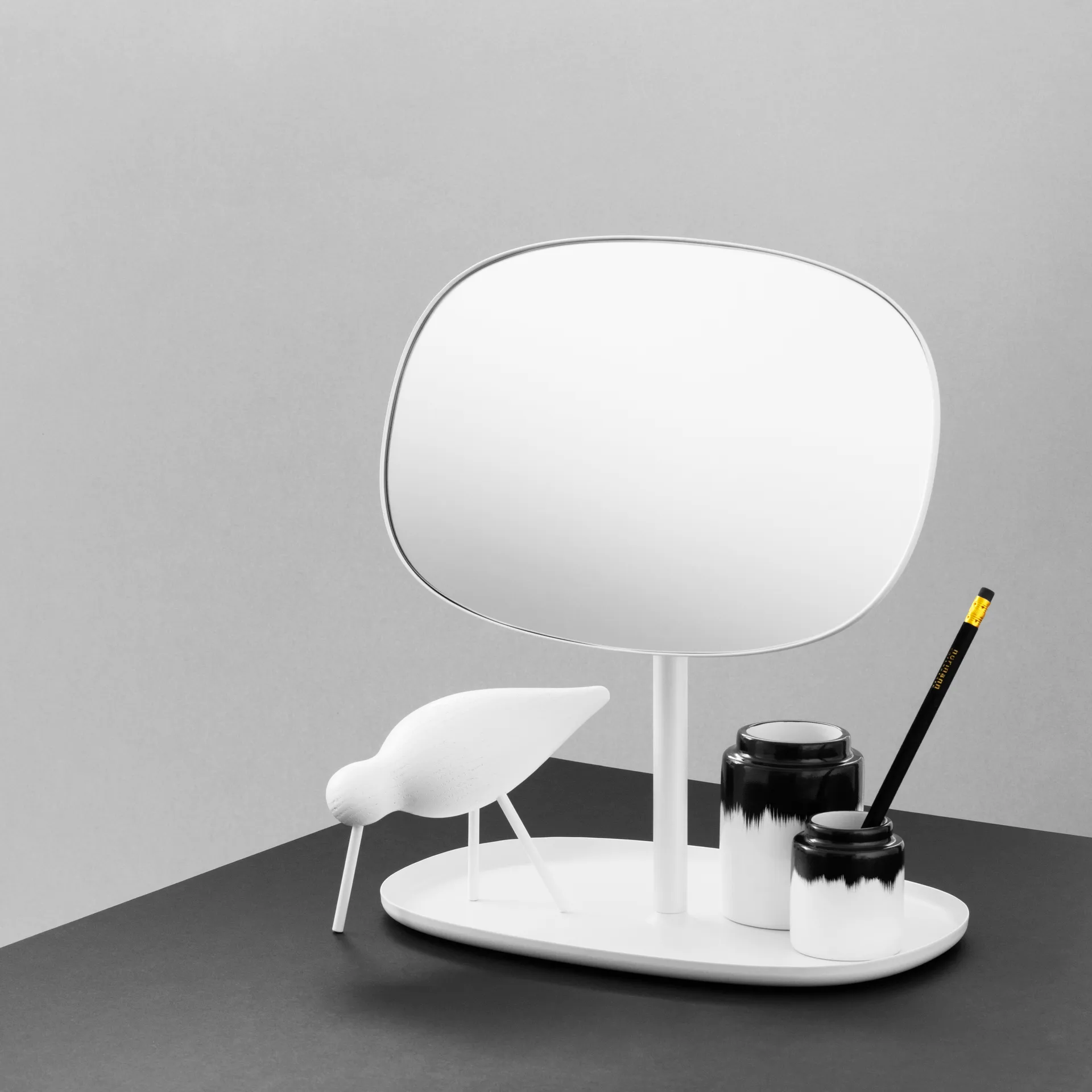 Flip mirror, white Normann Copenhagen