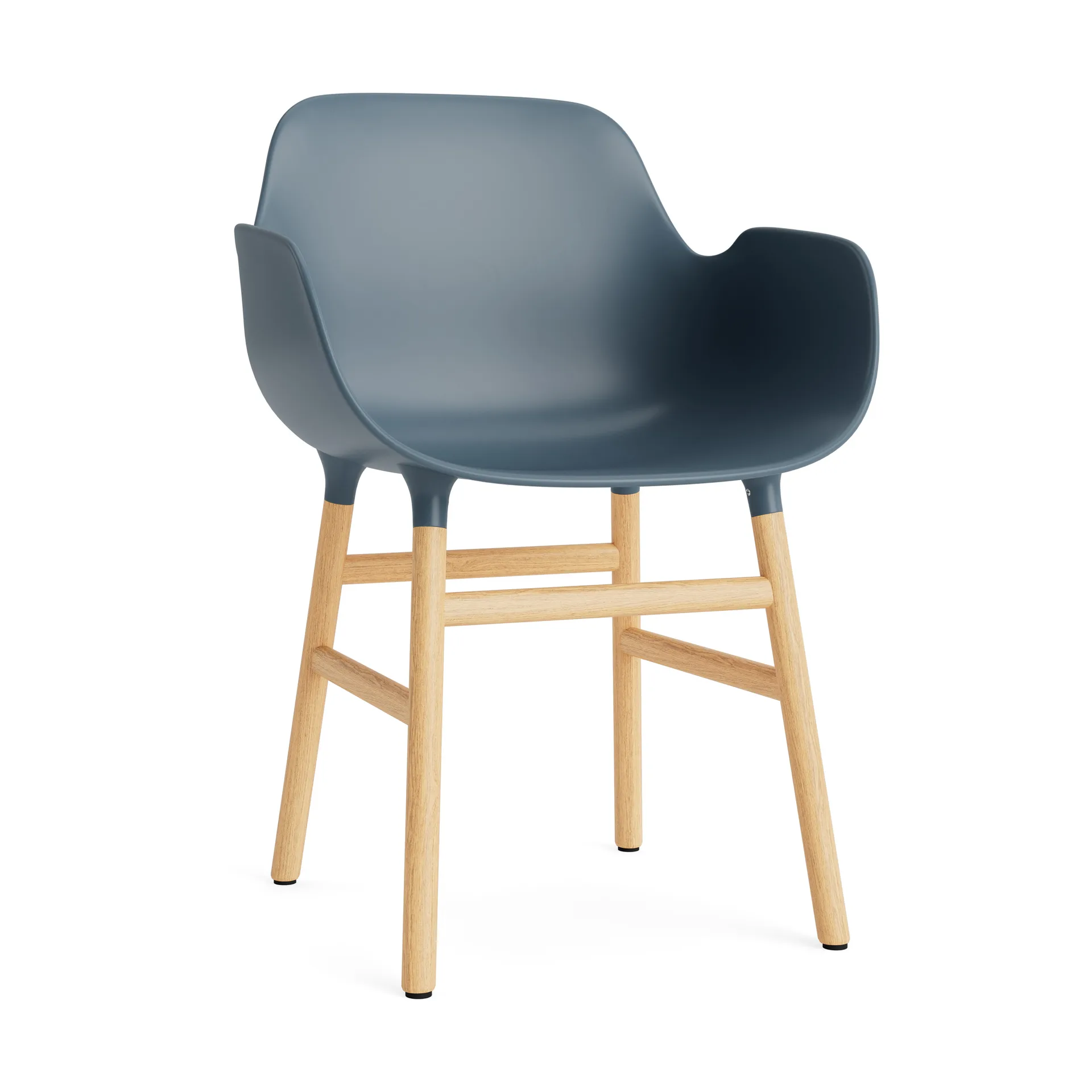 Form armchair, Blue, oak legs Normann Copenhagen
