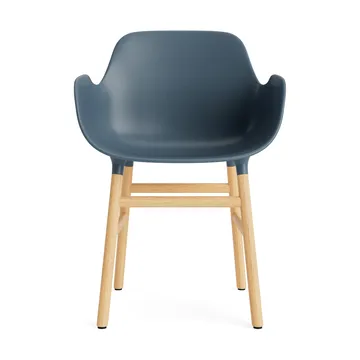 Form armchair - Blue, oak legs - Normann Copenhagen
