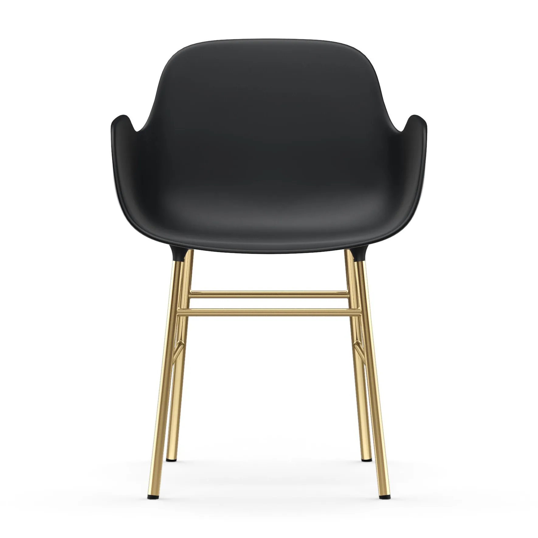 Form armchair bronze legs, Black Normann Copenhagen