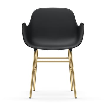 Form armchair bronze legs - Black - Normann Copenhagen