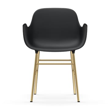 Form armchair bronze legs - Black - Normann Copenhagen
