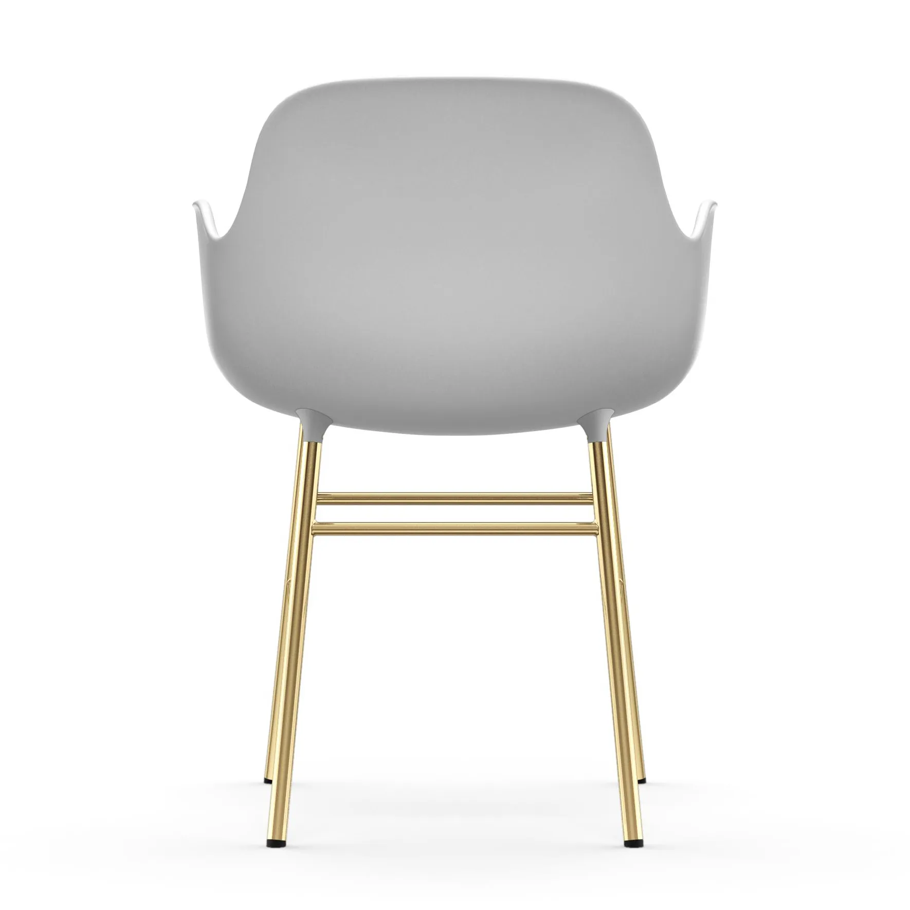 Form armchair bronze legs, White Normann Copenhagen