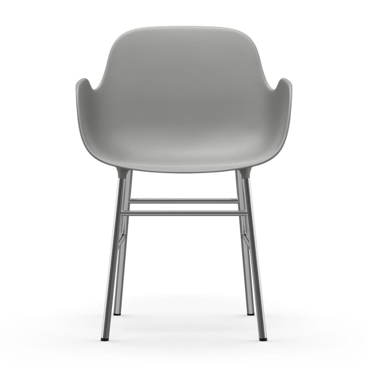 Form armchair chromed legs - Grey - Normann Copenhagen