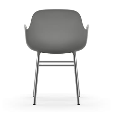 Form armchair chromed legs - Grey - Normann Copenhagen