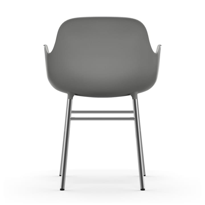 Form armchair chromed legs - Grey - Normann Copenhagen