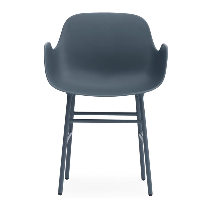 Form armchair metal legs - Blue - Normann Copenhagen