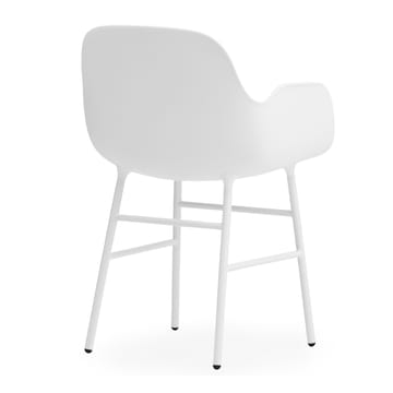 Form armchair metal legs - White - Normann Copenhagen