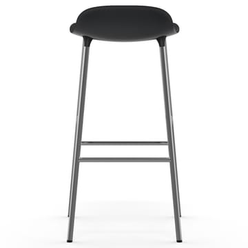 Form bar stool chrome leg 75 cm - black - Normann Copenhagen