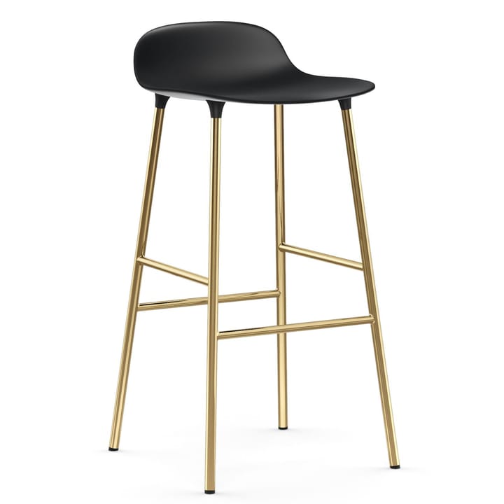 Form barstool bronze lege 75 cm - Black - Normann Copenhagen