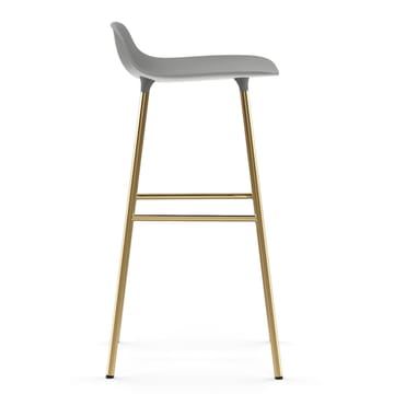 Form barstool bronze lege 75 cm - Grey - Normann Copenhagen