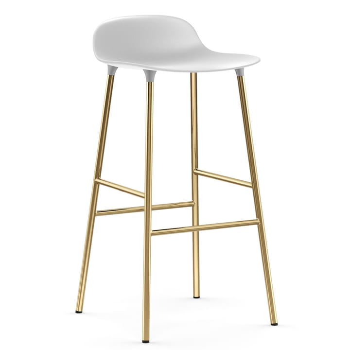 Form barstool bronze lege 75 cm - White - Normann Copenhagen